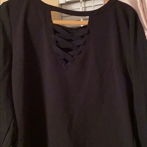 Hi-lo blouse